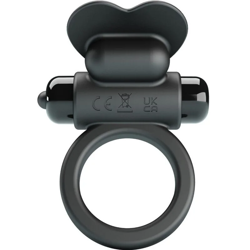 Debonaire Vibrationsring Kaninchen 10 Vibrationen Schwarz von Pretty Love kaufen | Fesselliebe