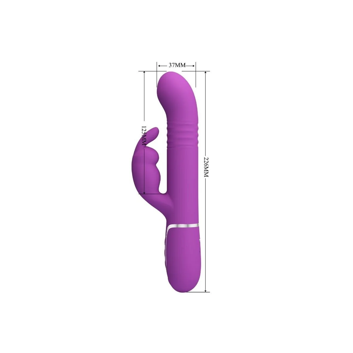 Coale 4 in 1 Multifunktions-Rabbit-Vibrator Lila von Pretty Love kaufen | Fesselliebe