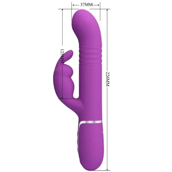 Coale 4 in 1 Multifunktions-Rabbit-Vibrator Lila von Pretty Love kaufen | Fesselliebe
