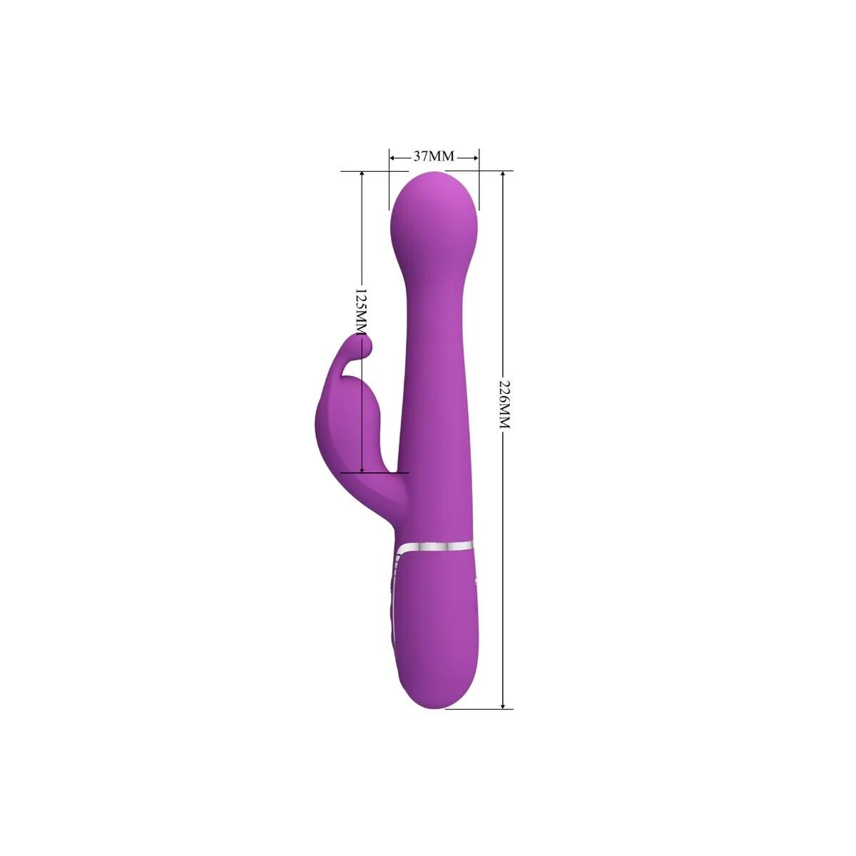 Dejon 3 in 1 Multifunktions-Rabbit-Vibrator Lila von Pretty Love kaufen | Fesselliebe