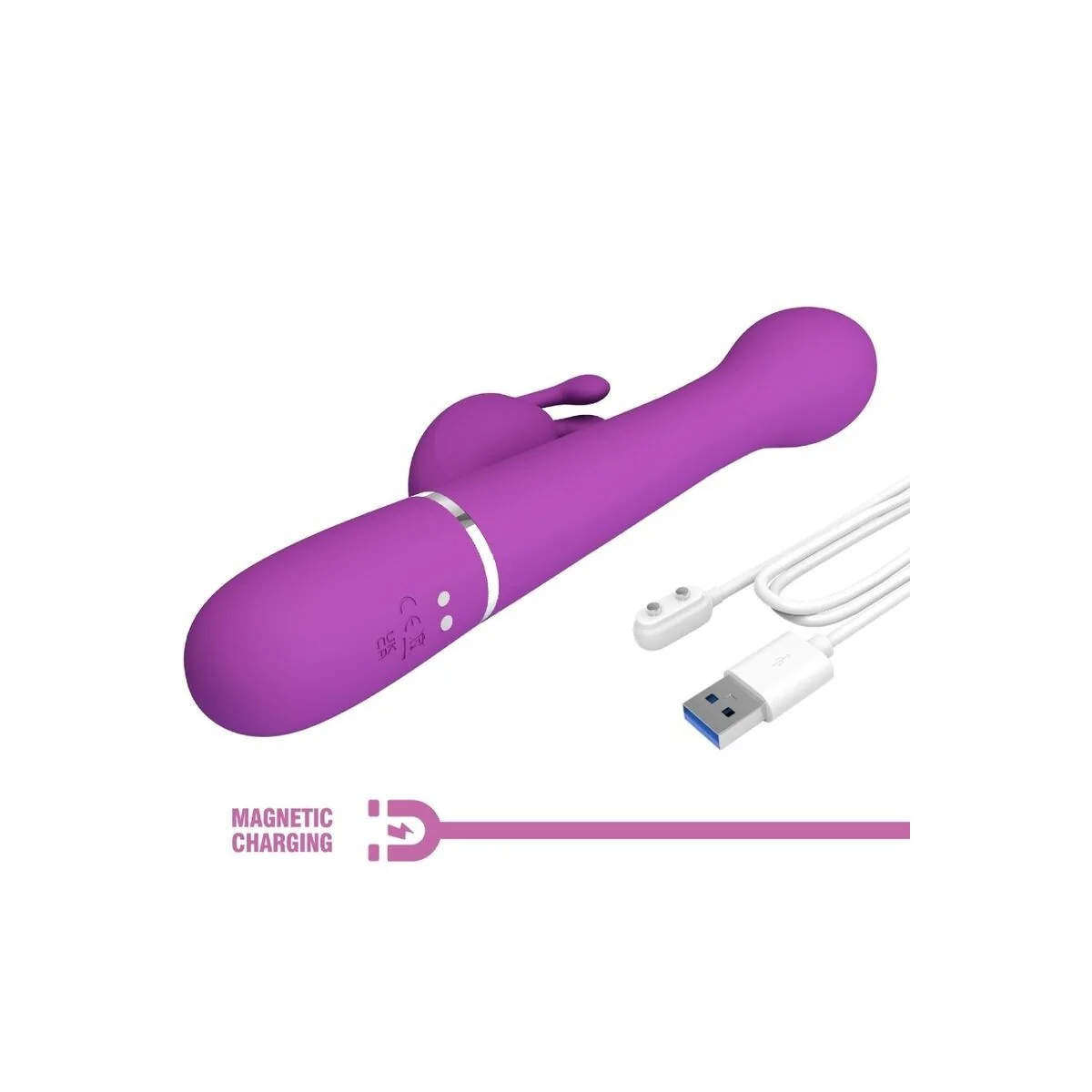 Dejon 3 in 1 Multifunktions-Rabbit-Vibrator Lila von Pretty Love kaufen | Fesselliebe