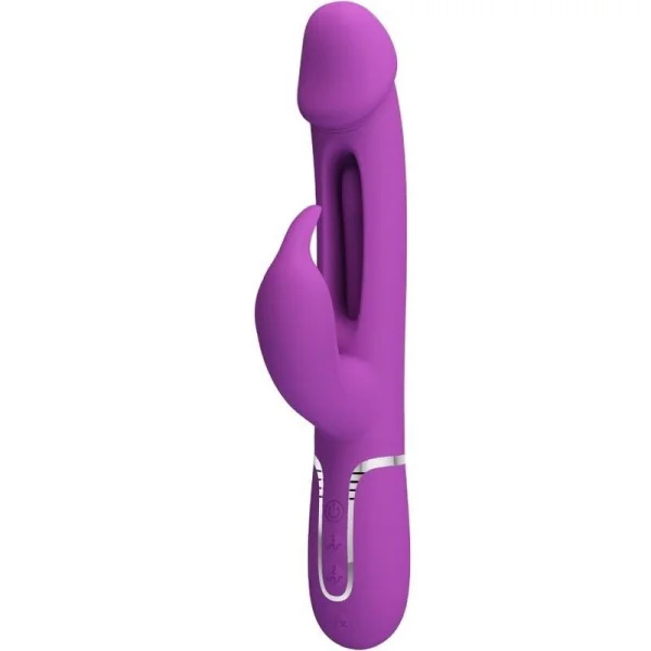 Kampas 3 in 1 Multifunktions-Rabbit-Vibrator Lila von Pretty Love kaufen | Fesselliebe