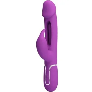 Kampas 3 in 1 Multifunktions-Rabbit-Vibrator Lila von Pretty Love kaufen | Fesselliebe