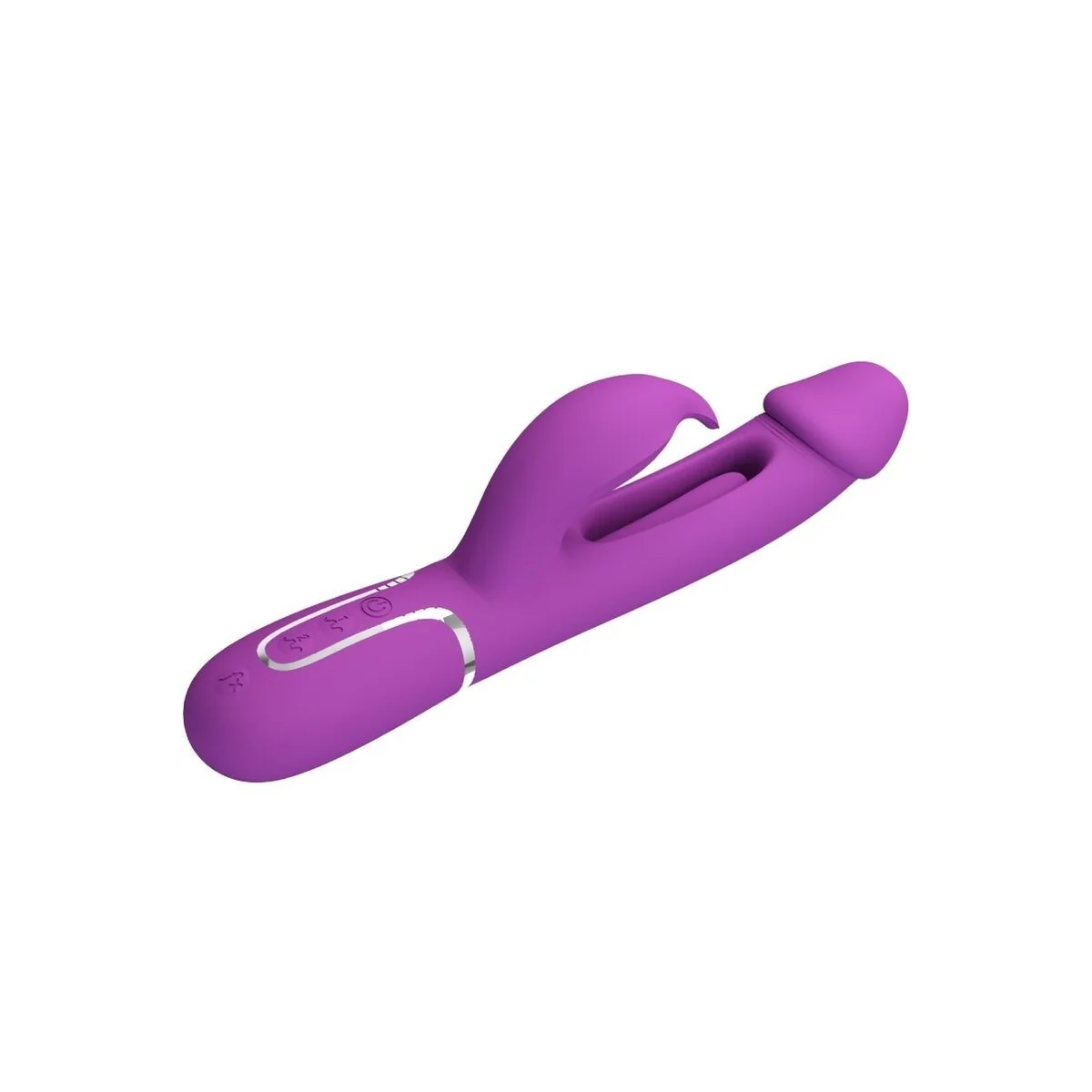 Kampas 3 in 1 Multifunktions-Rabbit-Vibrator Lila von Pretty Love kaufen | Fesselliebe