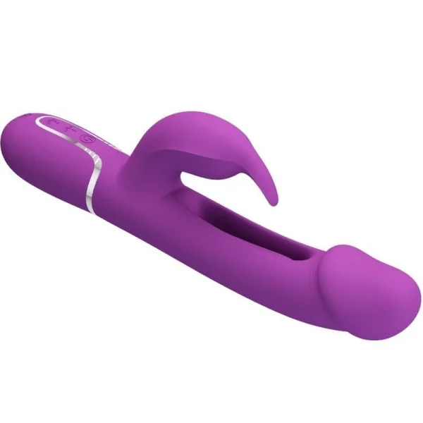 Kampas 3 in 1 Multifunktions-Rabbit-Vibrator Lila von Pretty Love kaufen | Fesselliebe