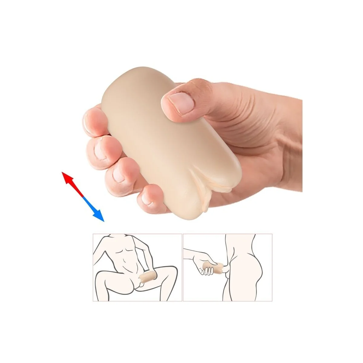 Masha Pack 18 Verschiedene Männliche Mastrubatoren von Pretty Love kaufen | Fesselliebe