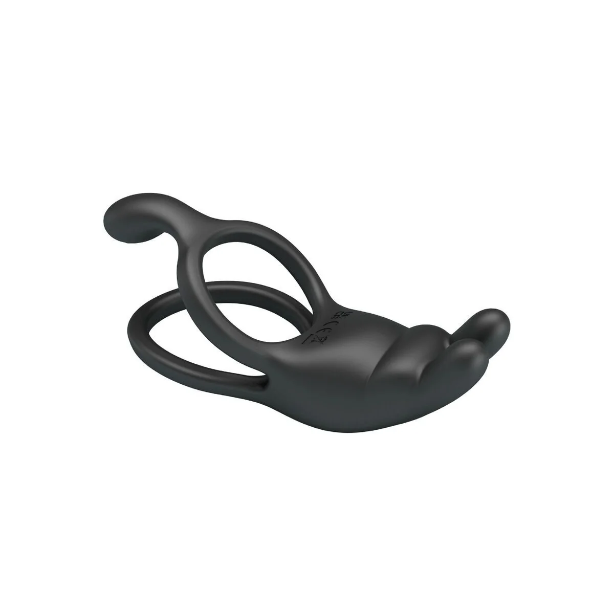 Seth Doppel-Vibrationsring Rabbit 7 Vibrationen Schwarz von Pretty Love kaufen | Fesselliebe