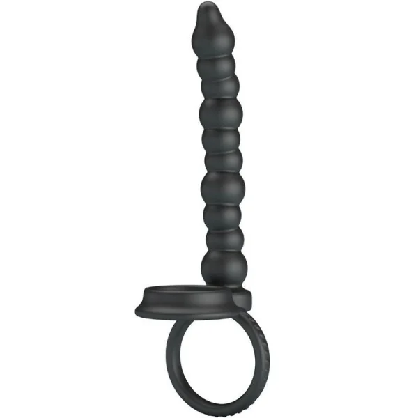Dillion Doppelte Penetration Cock Ring Schwarz von Pretty Love kaufen | Fesselliebe