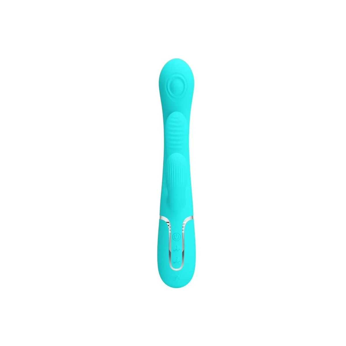 Shania Triple Rabbit Multifunktionsvibrator 3 in 1 Blau von Pretty Love kaufen | Fesselliebe