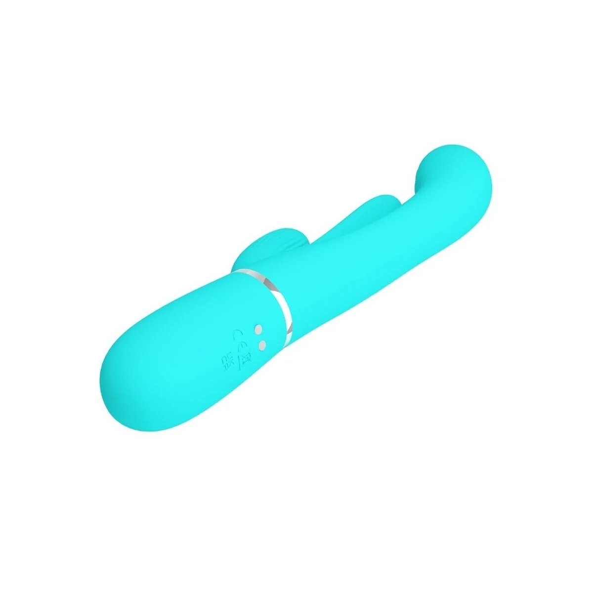 Shania Triple Rabbit Multifunktionsvibrator 3 in 1 Blau von Pretty Love kaufen | Fesselliebe