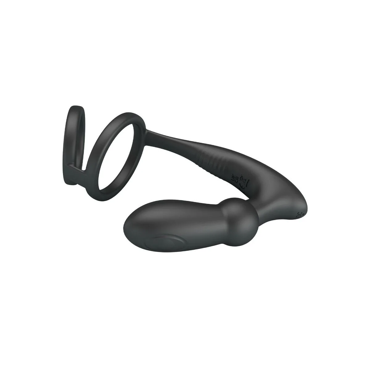 Emoni Penisring + Anal Plug 12 Vibrationen Schwarz von Pretty Love kaufen | Fesselliebe