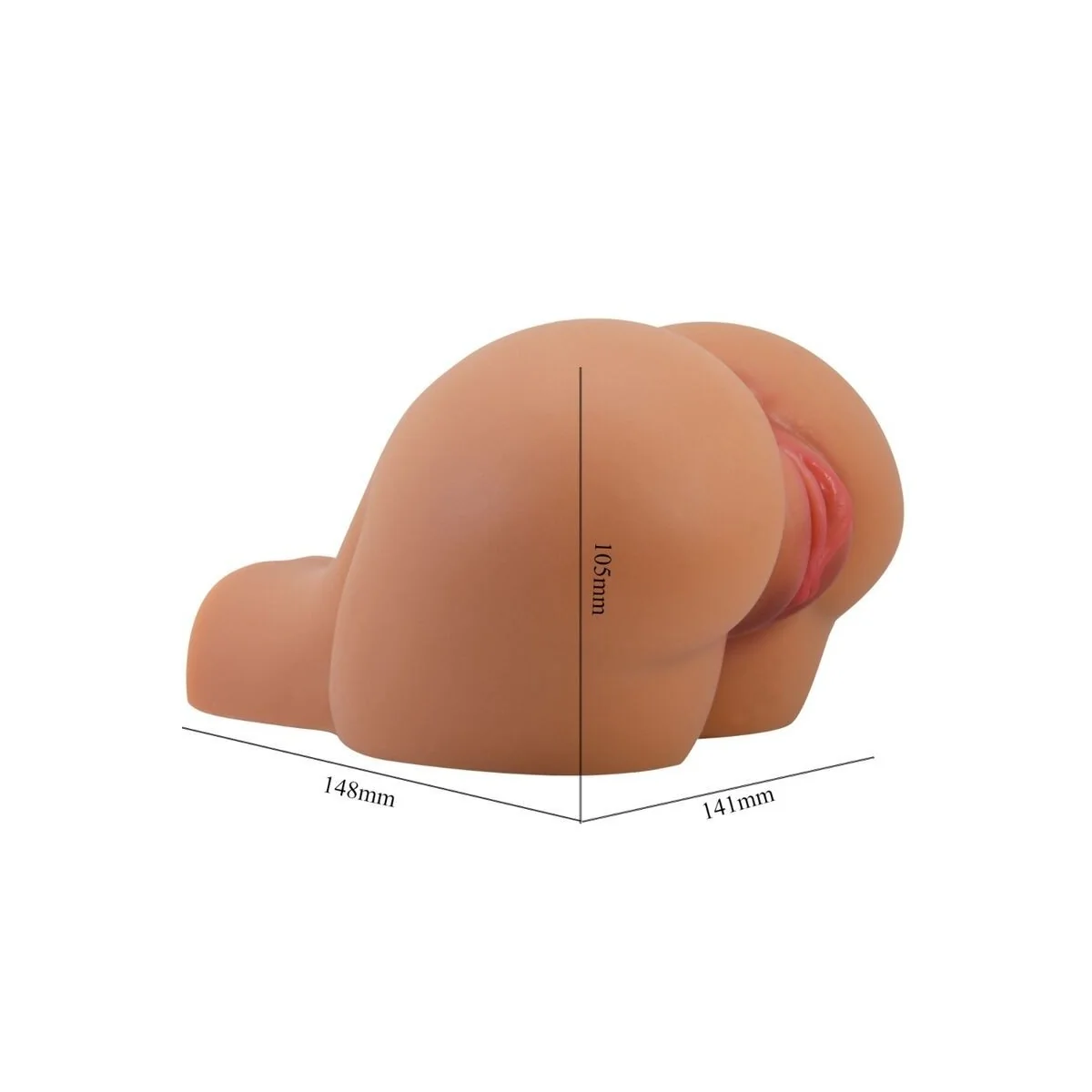 Kylie Ass-Vibrator mit realistischer Vagina- und Anus-Fleisch-mit Fernbedienung von Crazy Bull kaufen | Fesselliebe