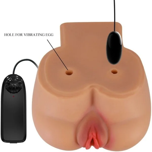 Kylie Ass-Vibrator mit realistischer Vagina- und Anus-Fleisch-mit Fernbedienung von Crazy Bull kaufen | Fesselliebe