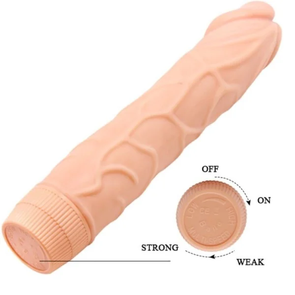 Bob realistischer Vibrator 22,5 cm Beigefarbe von Baile kaufen | Fesselliebe