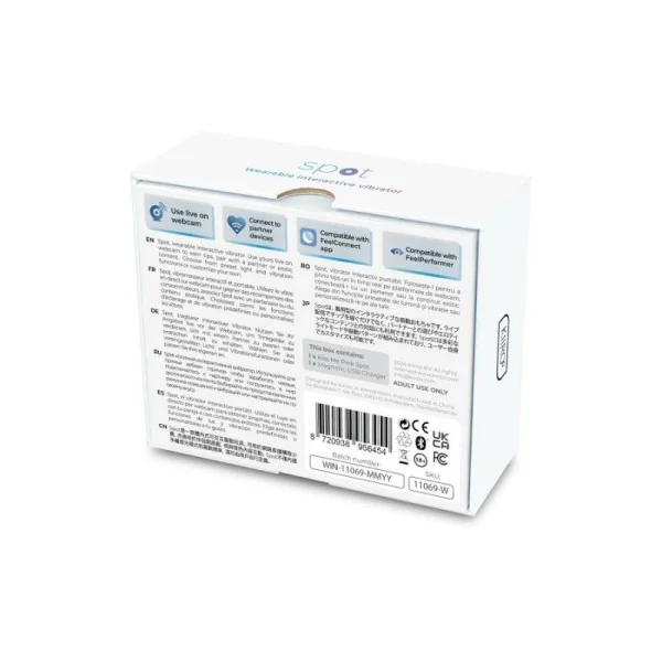 SPOT KISS ME U-FÖRMIGER VIBRATOR ROSA VON KIIROO