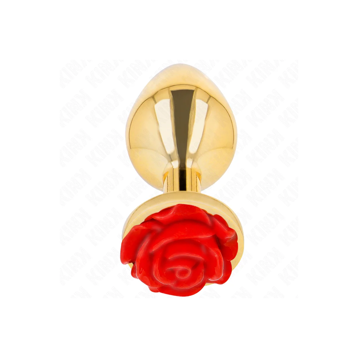 Plug Anal Gold Rose Rot Größe L von Kink Pleasure Plugs kaufen | Fesselliebe