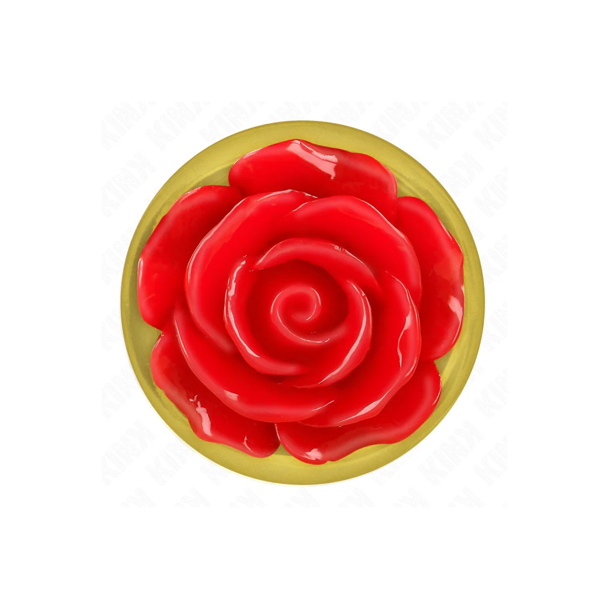 Plug Anal Gold Rose Rot Größe S von Kink Pleasure Plugs kaufen | Fesselliebe