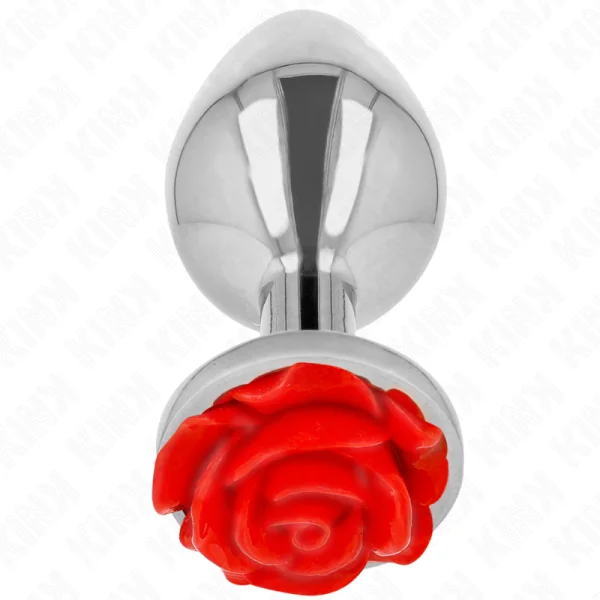 Plug Anal Rose Rot Größe L von Kink Pleasure Plugs kaufen | Fesselliebe