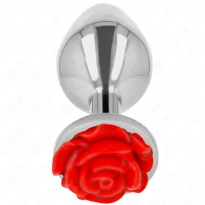Plug Anal Rose Rot Größe L von Kink Pleasure Plugs kaufen | Fesselliebe