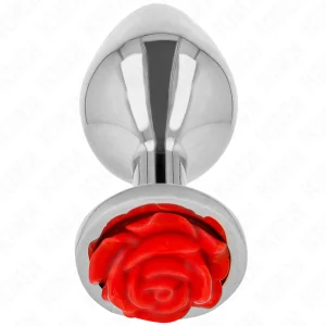 Plug Anal Rose Rot Größe S von Kink Pleasure Plugs kaufen | Fesselliebe