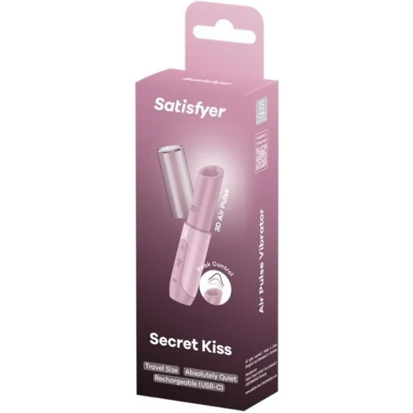 Secret Kiss Wave Klitoris-Stimulator Rosa von Satisfyer Air Pulse kaufen | Fesselliebe