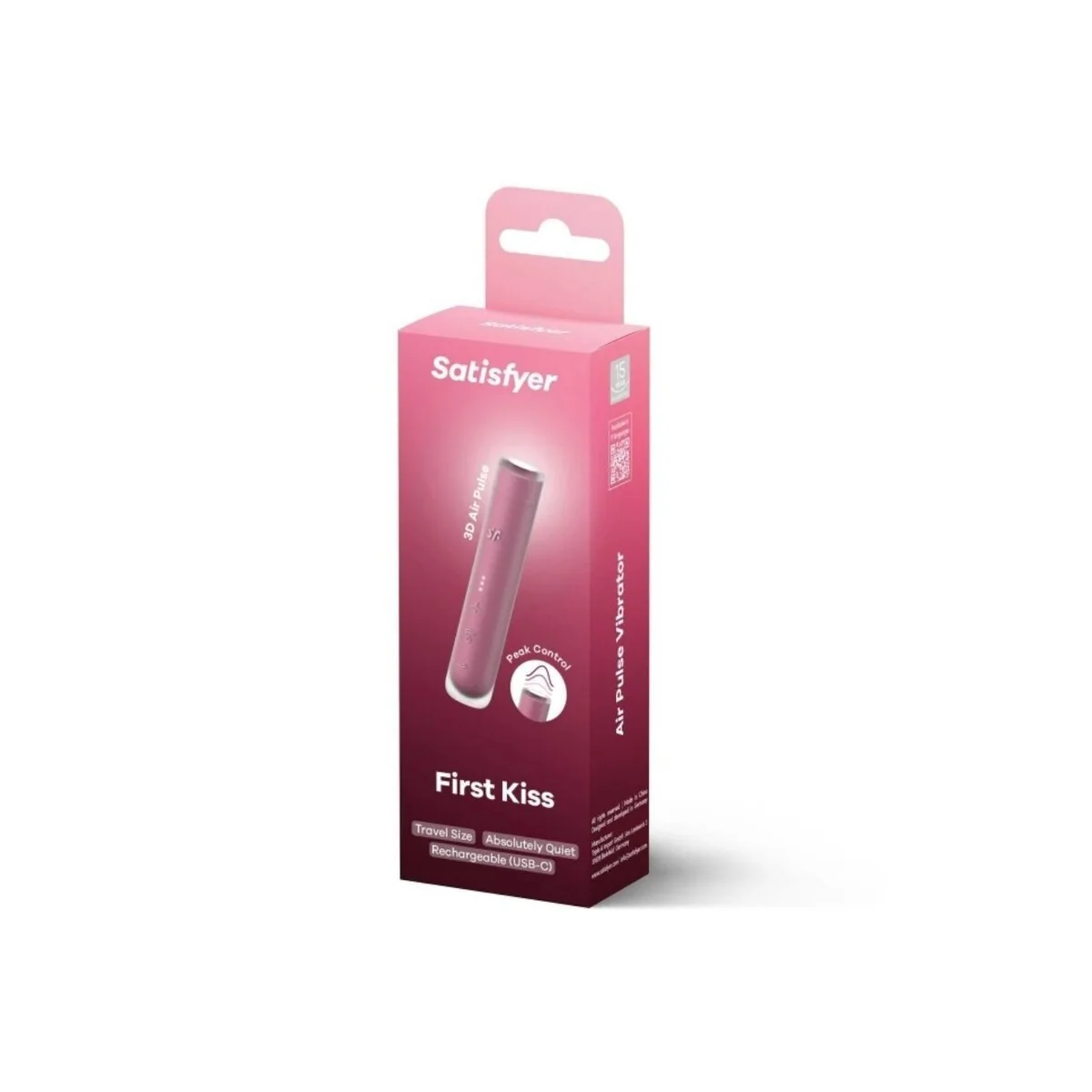 First Kiss Wave Klitoris-Stimulator Granat von Satisfyer Air Pulse kaufen | Fesselliebe