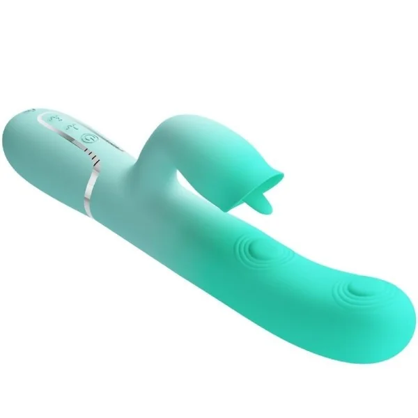 Gigi Multifunktions-Rabbit-Vibrator Aquagrün von Pretty Love Flirtation kaufen | Fesselliebe
