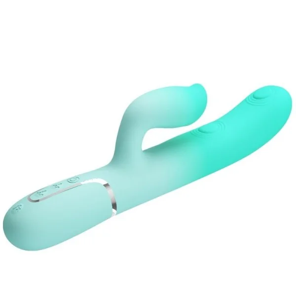 Gigi Multifunktions-Rabbit-Vibrator Aquagrün von Pretty Love Flirtation kaufen | Fesselliebe