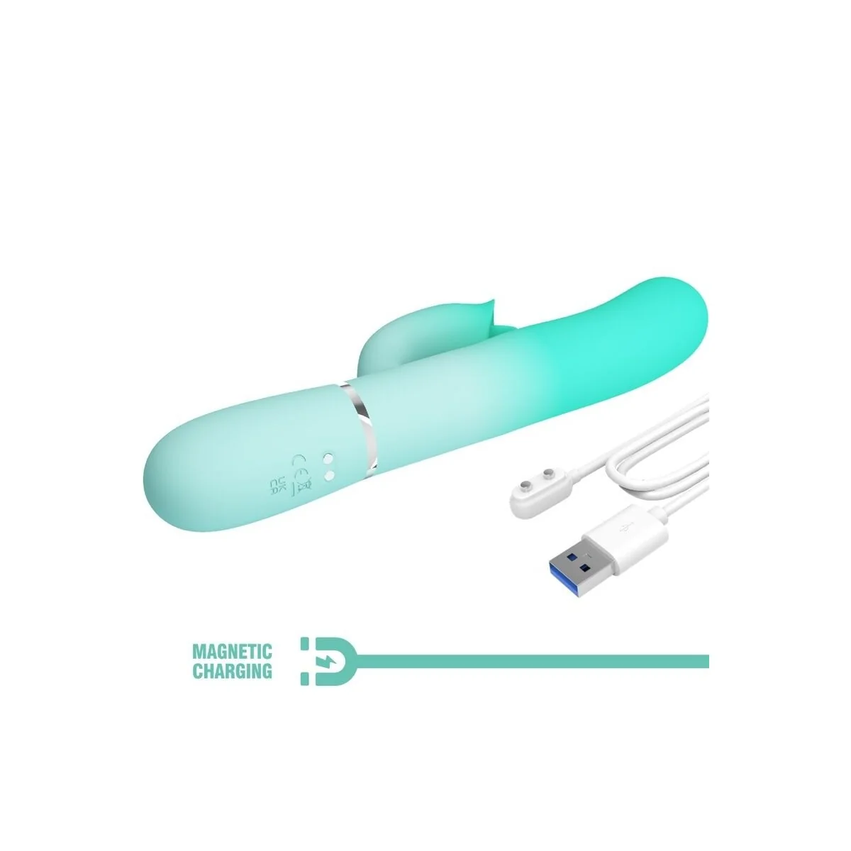 Gigi Multifunktions-Rabbit-Vibrator Aquagrün von Pretty Love Flirtation kaufen | Fesselliebe