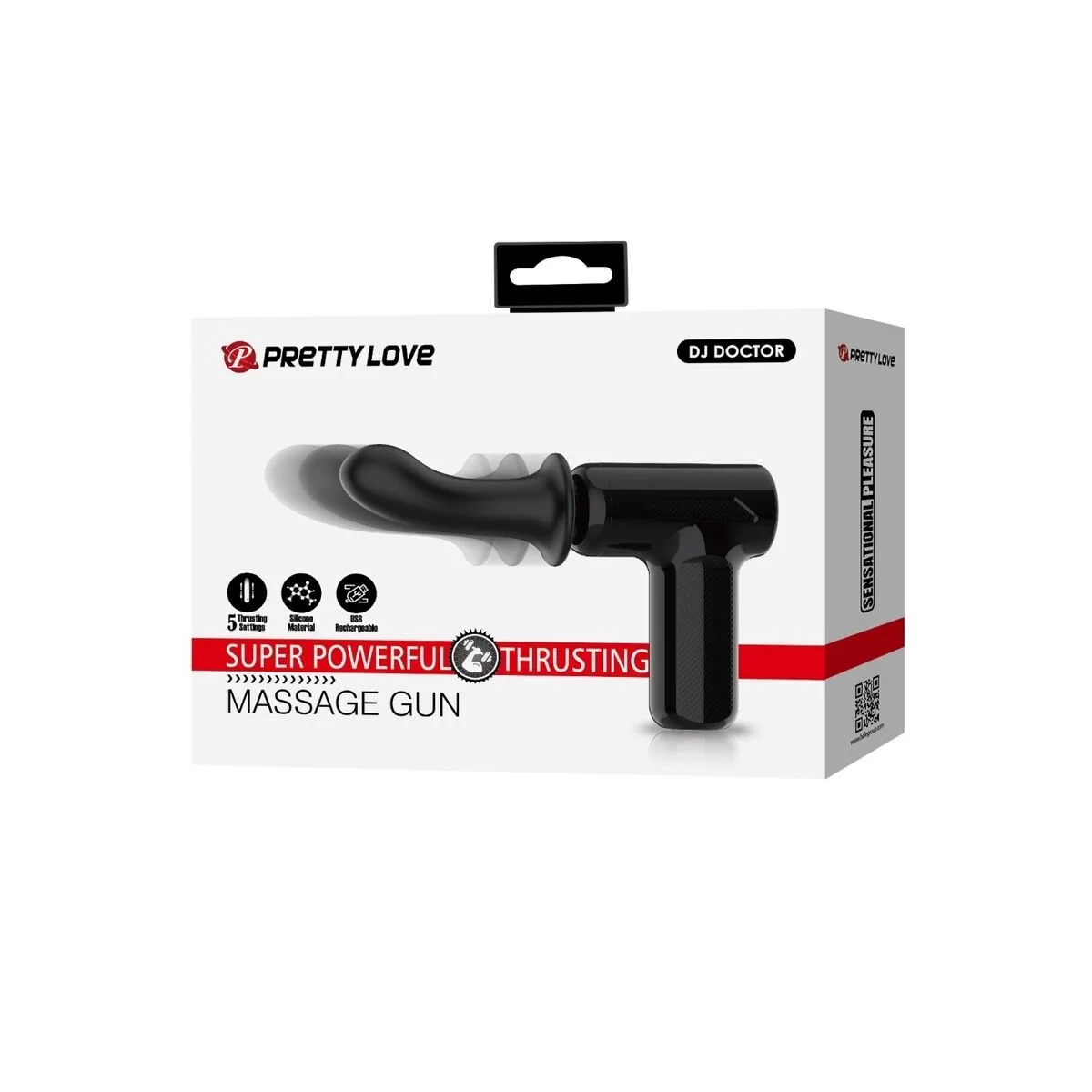 Dj Doctor Massager 5 Einstellungen Schwarz von Pretty Love C-Type kaufen | Fesselliebe