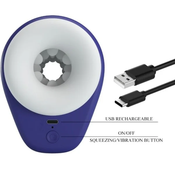 Dj Lady Männlicher Masturbator mit Vibration 5 Einstellungen Lila von Pretty Love Male kaufen | Fesselliebe