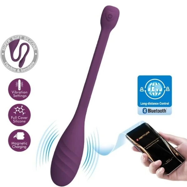 Leviathan App-Gesteuerter Vibrator Lila von Pretty Love Smart kaufen | Fesselliebe
