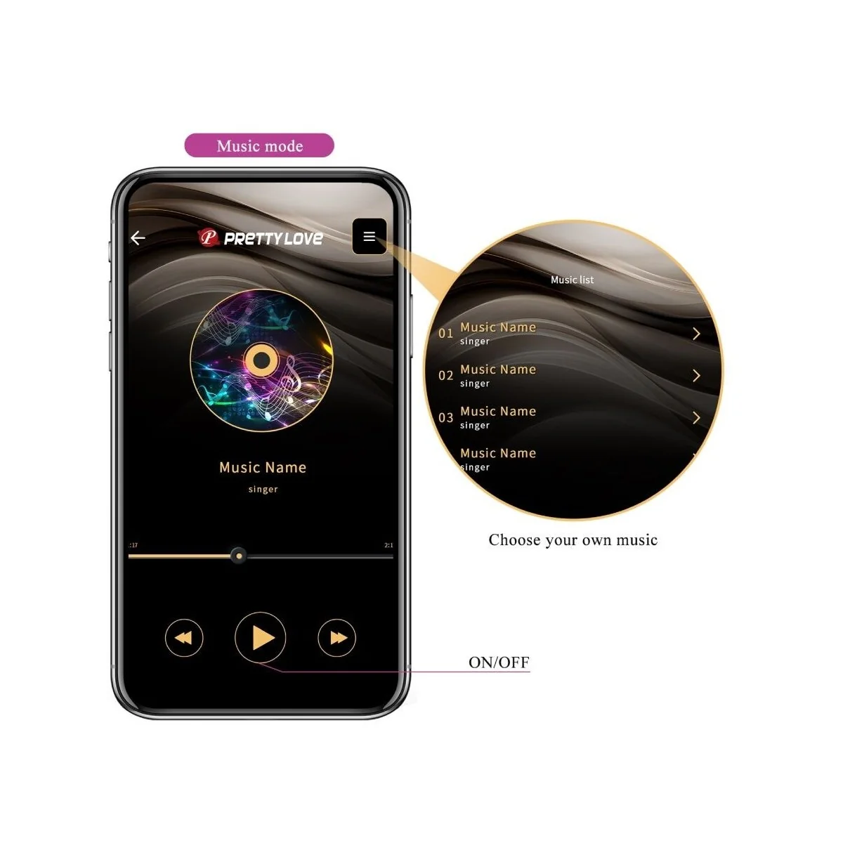 Leviathan App-Gesteuerter Vibrator Lila von Pretty Love Smart kaufen | Fesselliebe