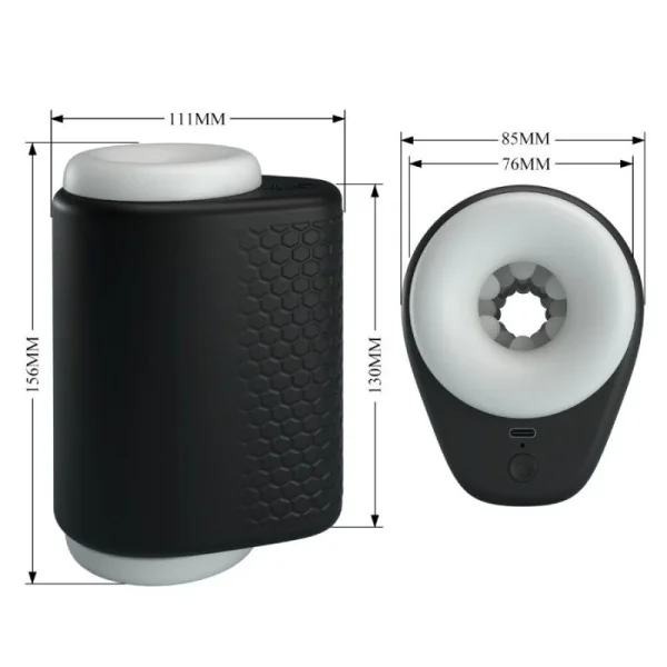 Dj Girl Männlicher Masturbator mit Vibration 5 Einstellungen Negro von Pretty Love Male kaufen | Fesselliebe