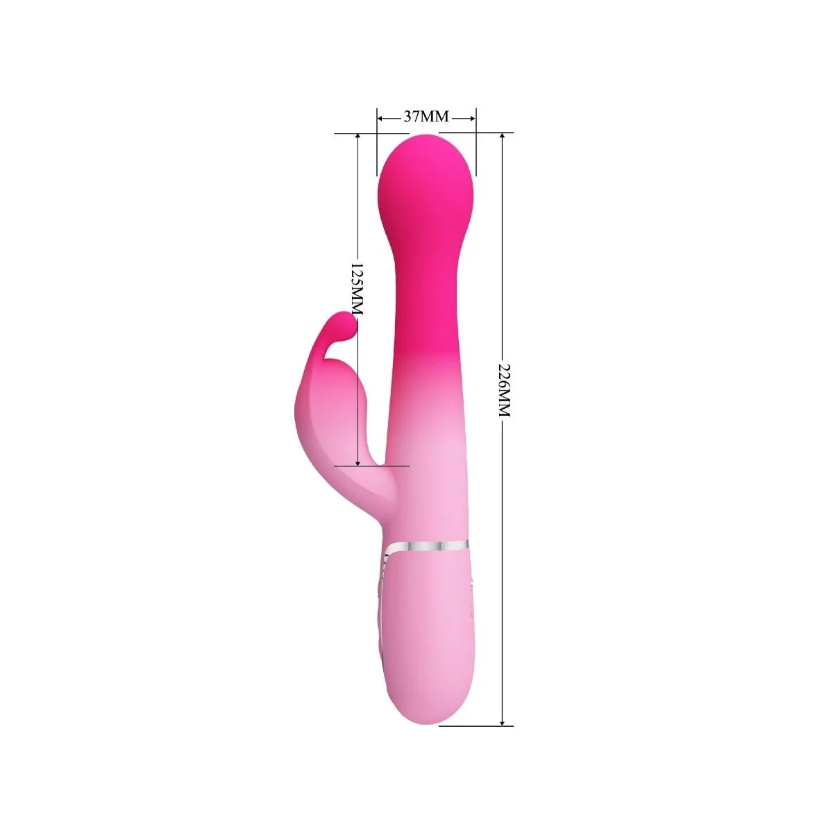 Dejon 3 in 1 Multifunktions-Rabbit-Vibrator Rosa von Pretty Love kaufen | Fesselliebe