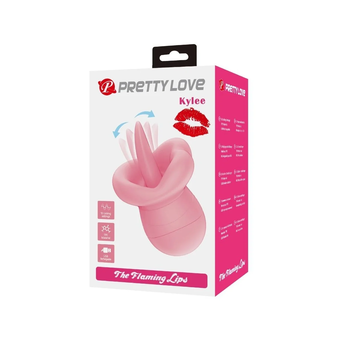 Kylee Zungen-Klitoris-Stimulator 10 Vibrationen Nude Pink von Pretty Love kaufen | Fesselliebe