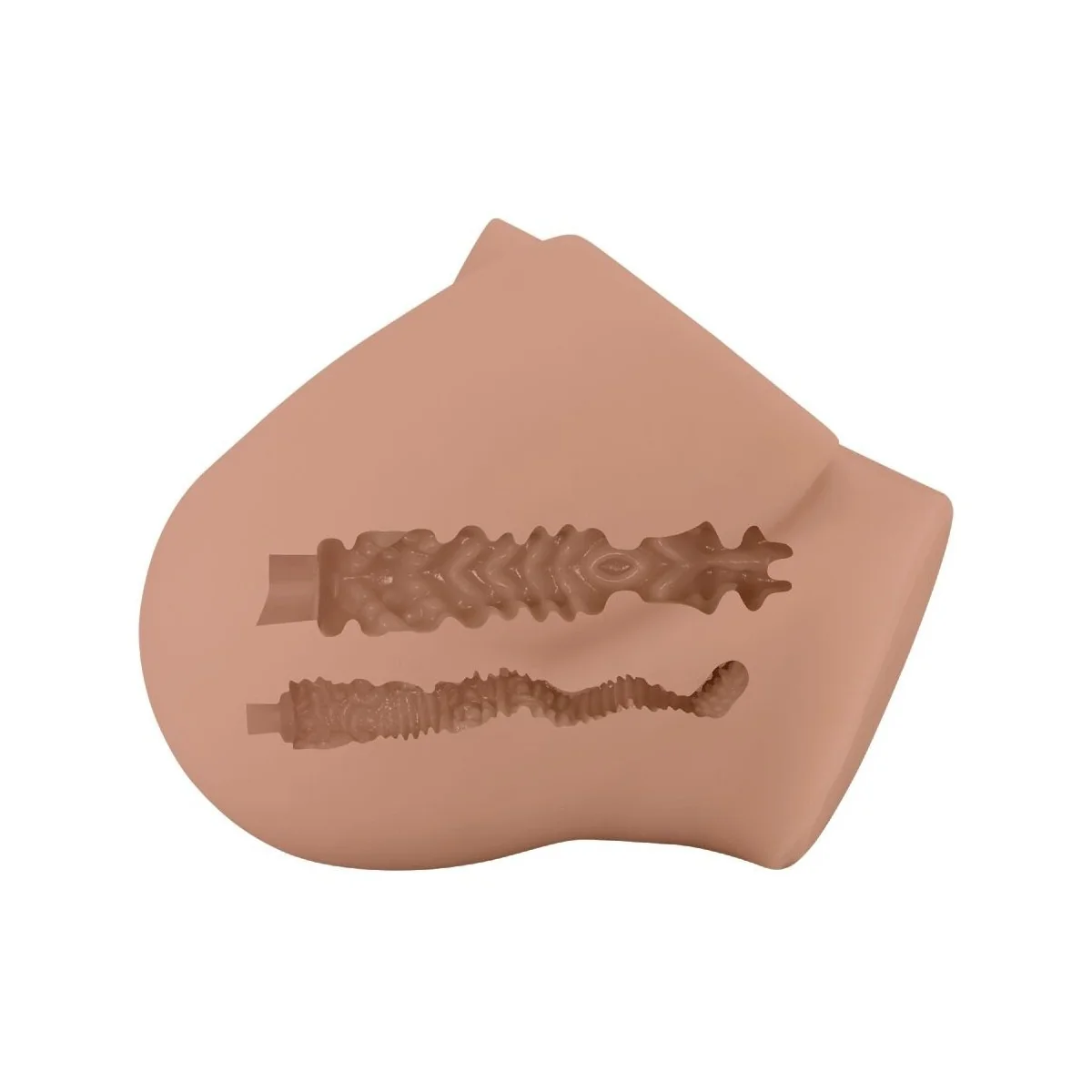 Bernace Ass Vibrator mit realistischer Vagina und Anus Flesh mit Fernbedienung von Crazy Bull kaufen | Fesselliebe