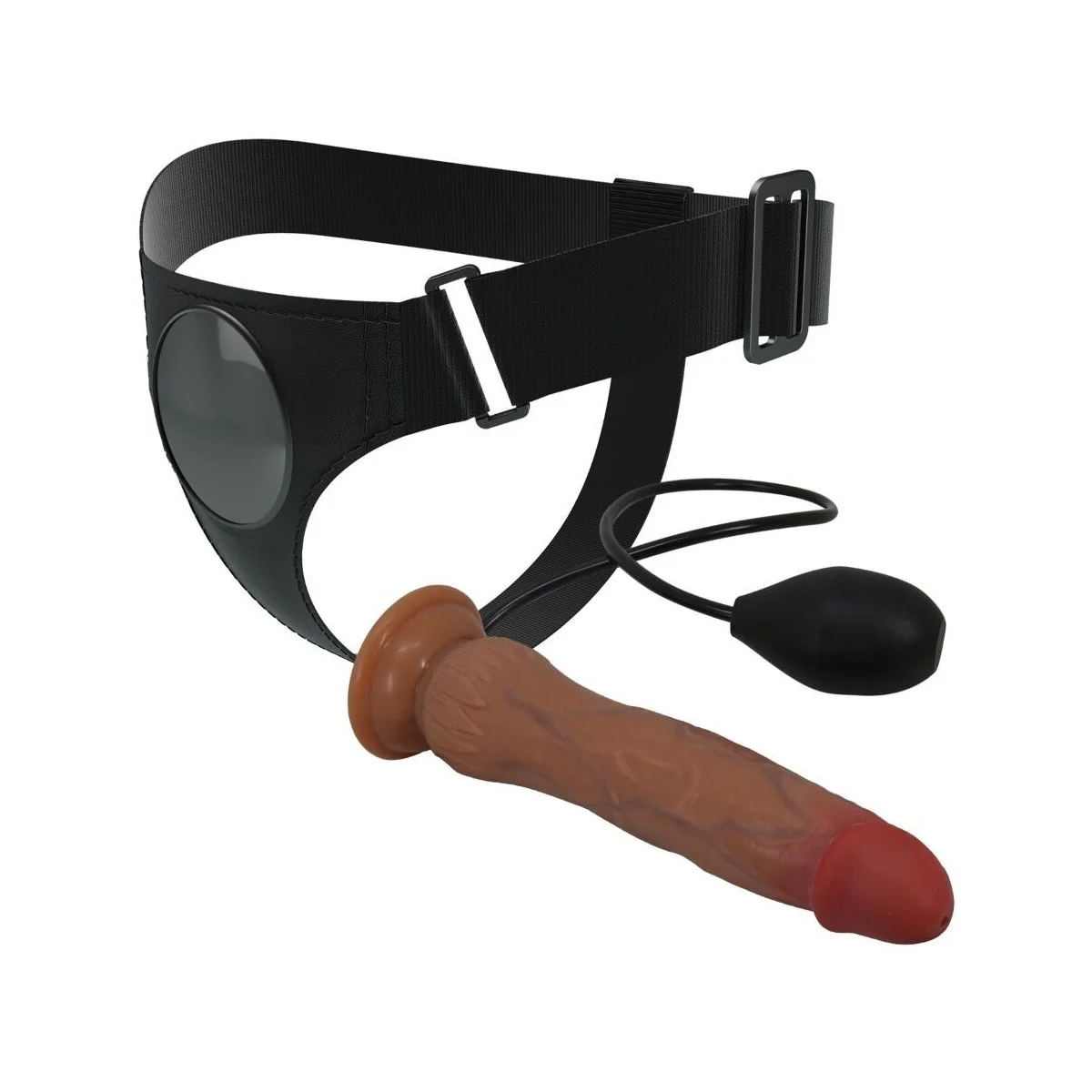 Kyton Universal Harness Slip mit Squirting Dildo 19 cm Mulato von Pretty Love kaufen | Fesselliebe