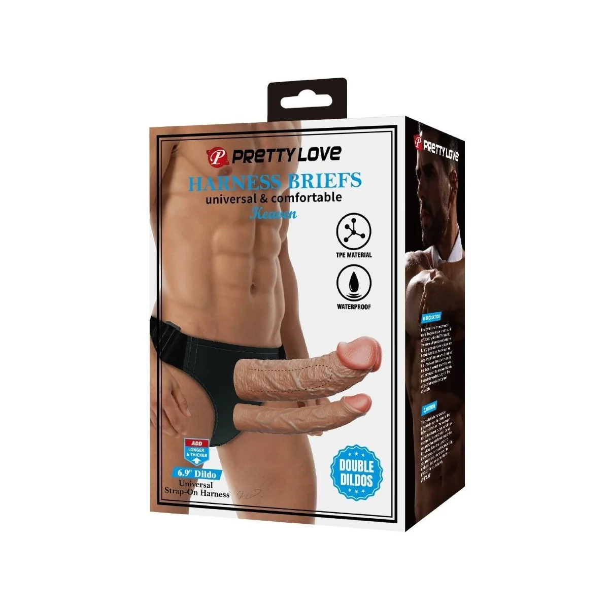 Keaven Harness Slip Universal & Komfortabel Doppeldildo von Pretty Love kaufen | Fesselliebe