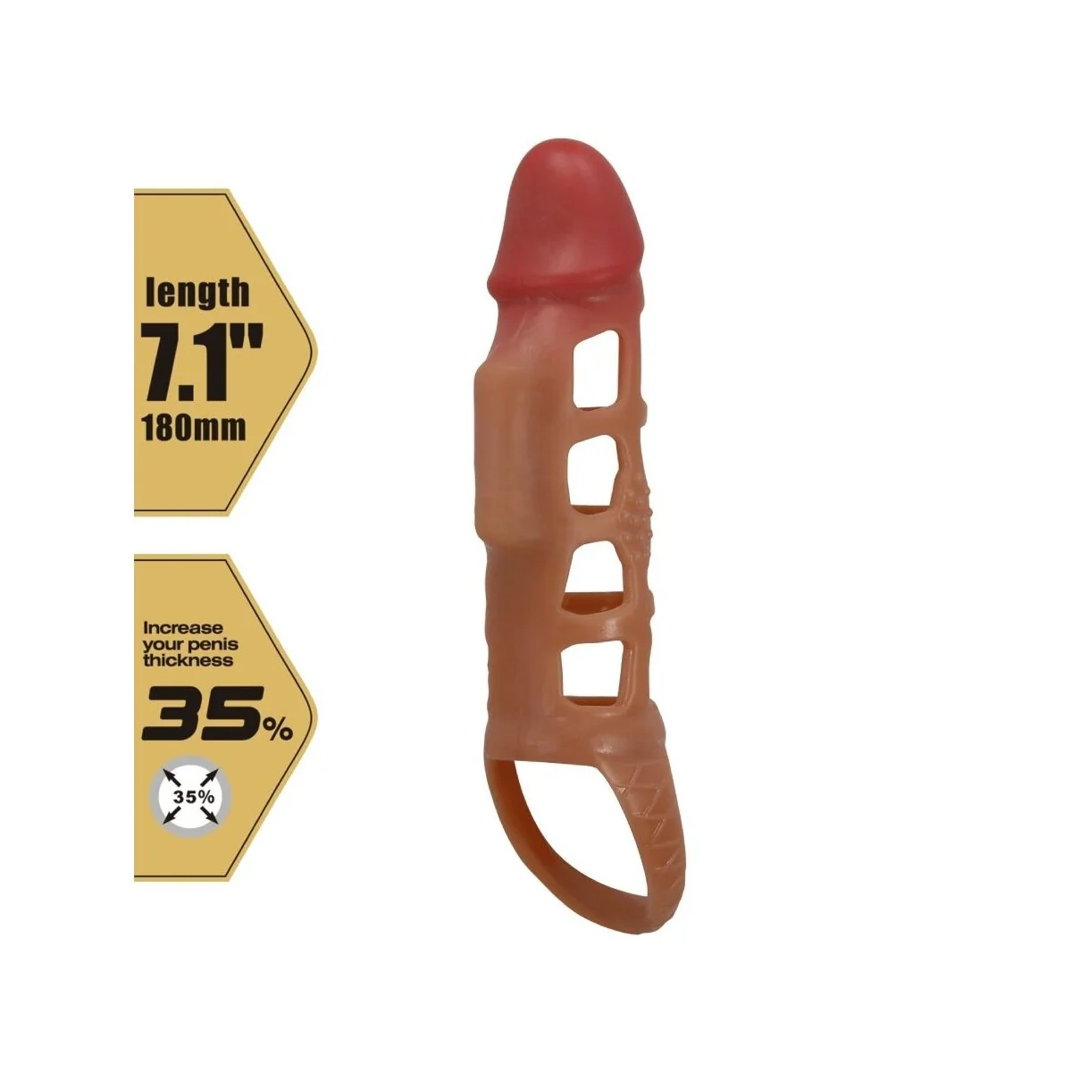 Preston Vibrierende Penishülle 18 cm von Pretty Love kaufen | Fesselliebe