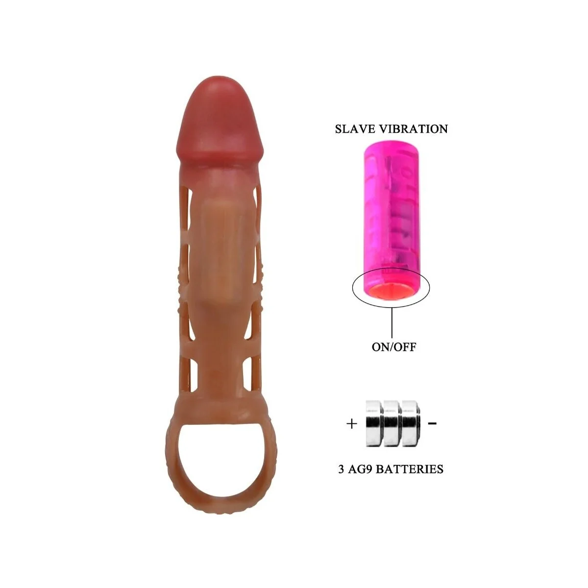 Preston Vibrierende Penishülle 18 cm von Pretty Love kaufen | Fesselliebe