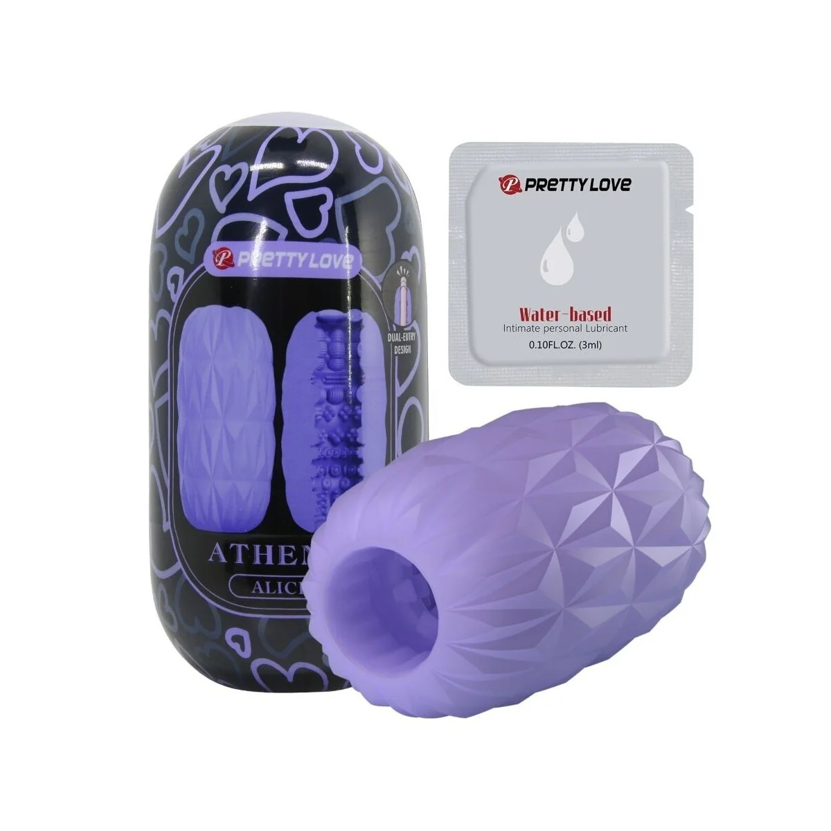 Athena Alice Männlicher Masturbator Lila von Pretty Love kaufen | Fesselliebe