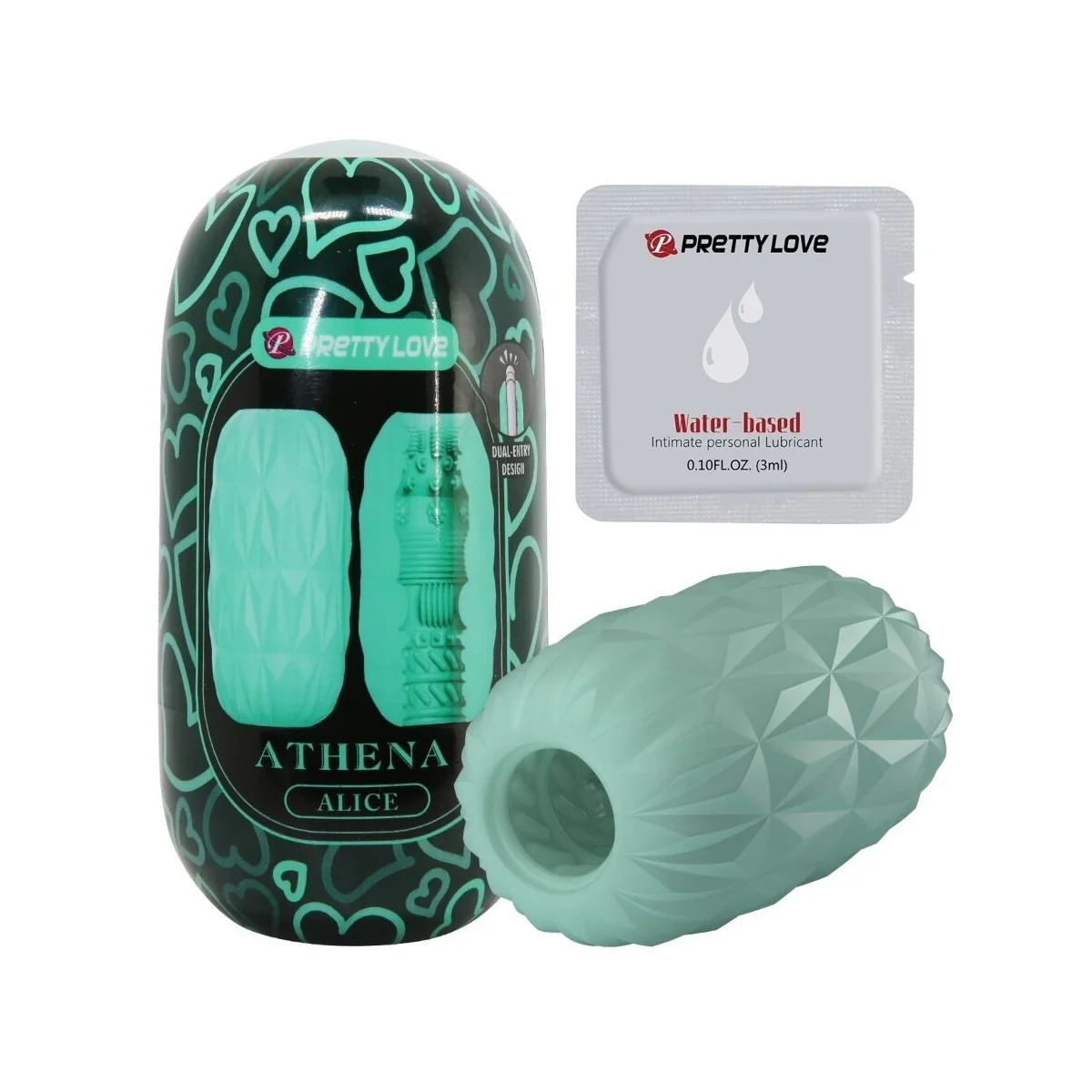 Athena Alice Männlicher Masturbator Türkis von Pretty Love kaufen | Fesselliebe