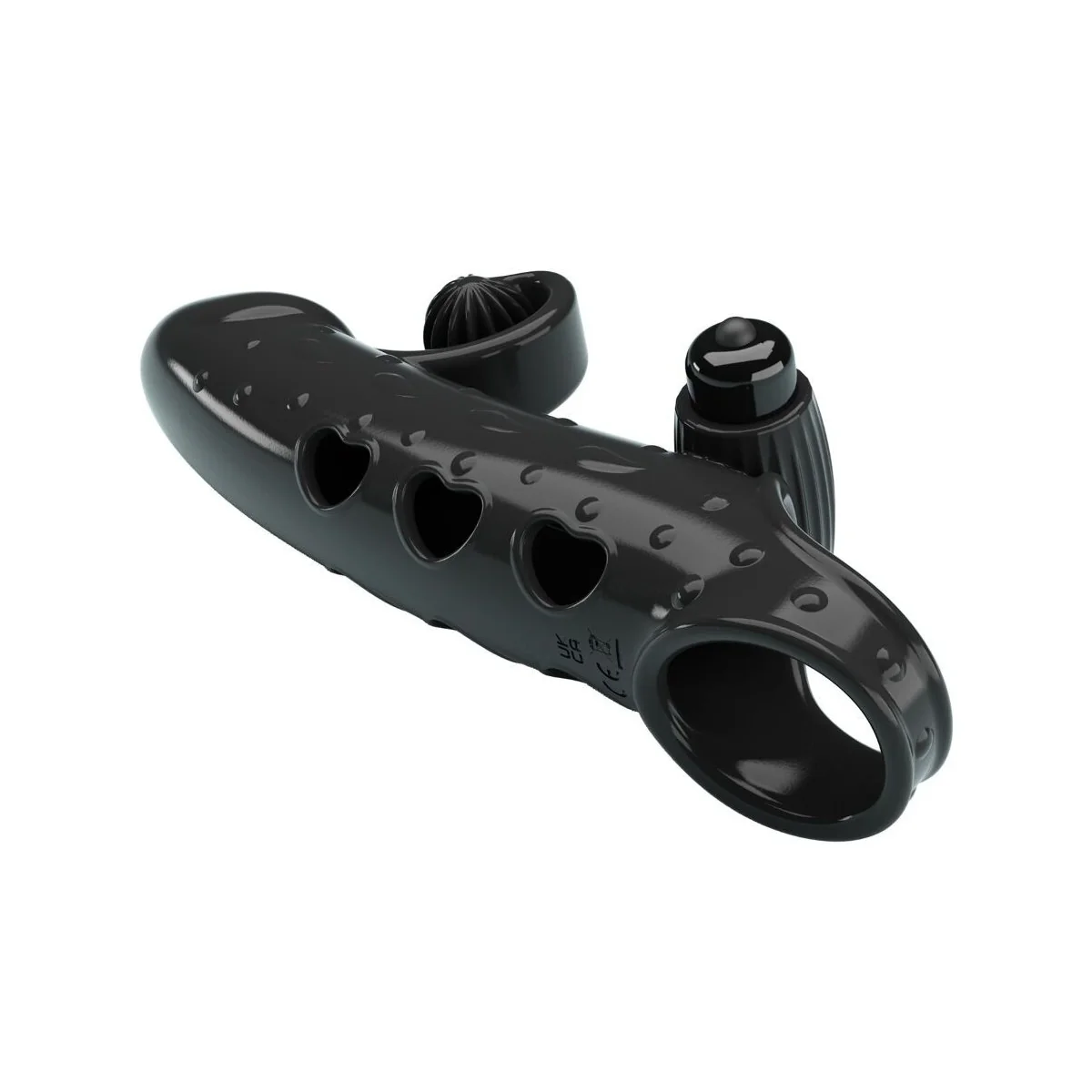 Vibrierende Penishülle Schwarz von Romance kaufen | Fesselliebe