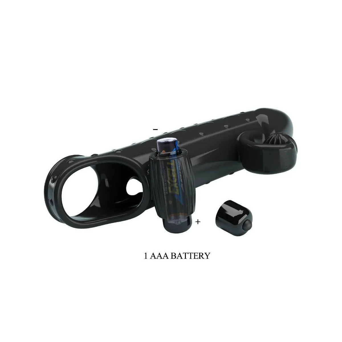 Vibrierende Penishülle Schwarz von Romance kaufen | Fesselliebe