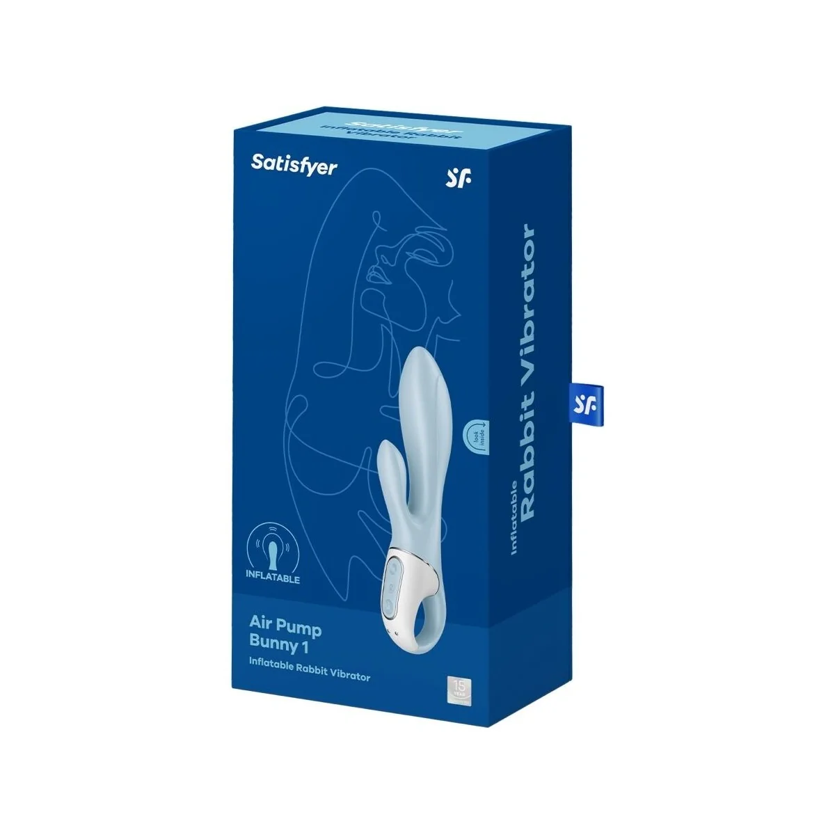 AIR PUMP BUNNY 1 AUFBLASBARER RABBITVIBRATOR BLAU VON SATISFYER VIBRATOR