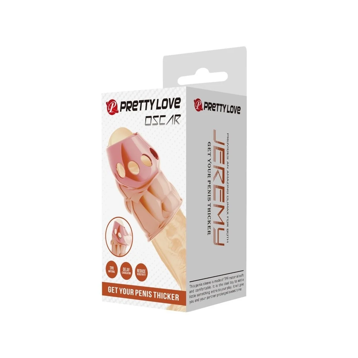 Oscar Penis Dicker Rosa von Pretty Love Male kaufen | Fesselliebe