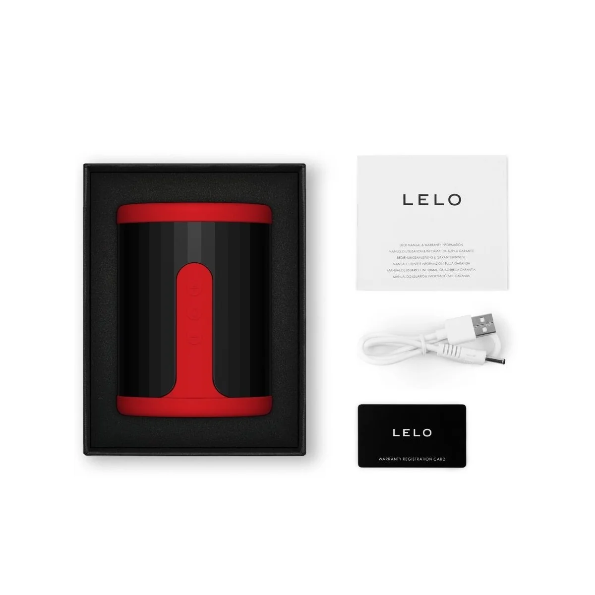 F2s™ Teal Männlicher Masturbator Rot von Lelo kaufen | Fesselliebe