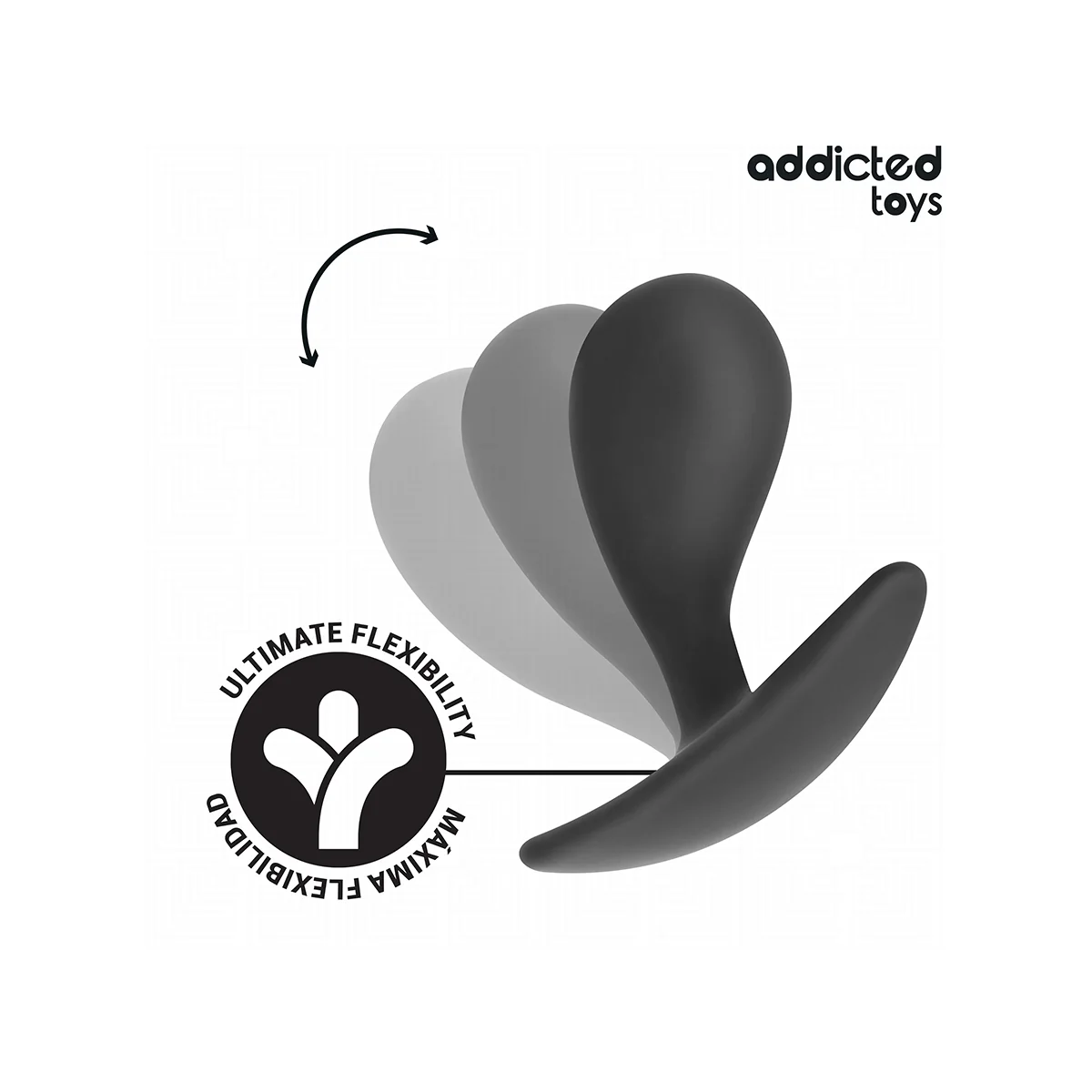 3ER-SET ANALPLUG MODELL 3 VON ADDICTED TOYS