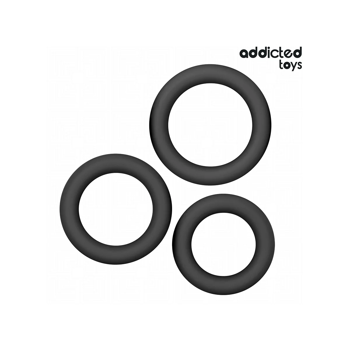 SET SILIKONRINGE MODELL 1 VON ADDICTED TOYS